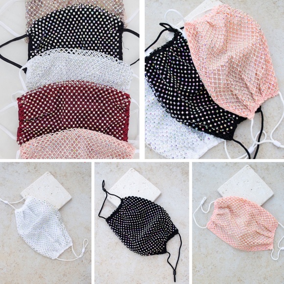 Accessories - 🔴3 for $12🔴Diamond Princess• Mesh Face Mask
